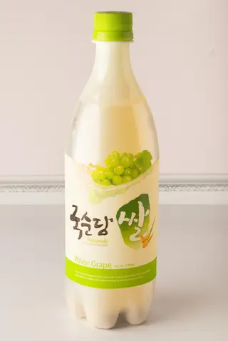Makgeolli De Uva Verde Vino De Arroz Coreano