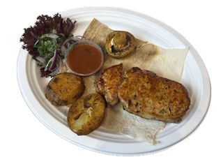 Szaszłyk ze schabu wieprzowego