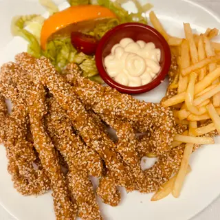 Pileći stapići sa susamom 400 gr