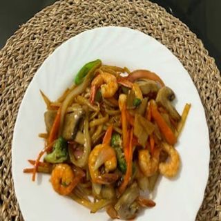 Chop Suey de Gambas
