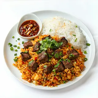 Chef special: hyderabadi lamb biryani (cordero)