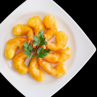 Langostinos fritos rebozados