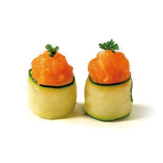 20-Gunkan De Salmón Y Calabacín (2 Uds.)