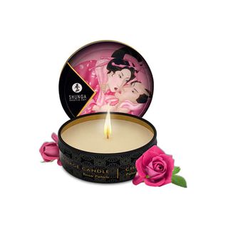 Vela Para Masaje Aphrodisia Pétalos De Rosa Shunga 30 Ml