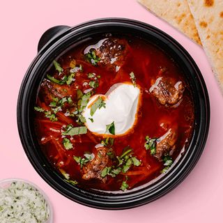 Борщ з телятиною