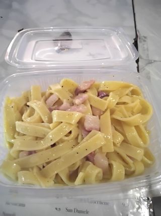 Pasta fresca alla carbonara