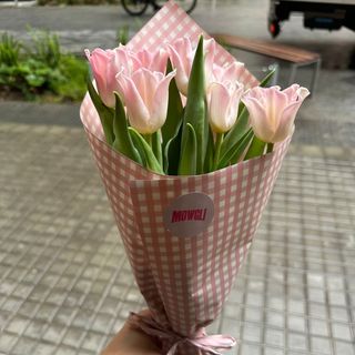 Tulipanes rosas