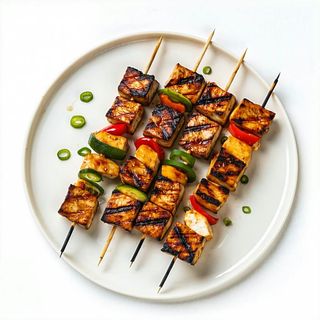 Spiedini di pesce di tofu grigliati 2 pezzi