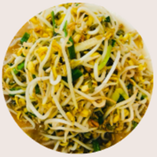 Brotes de Soja Salteados