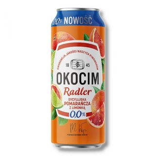 OKOCIM radler Sycylijska pomarańcza 0%  0,5l