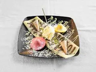 Crêpes con gelato