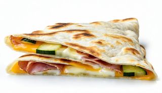 Prosciutto crudo, fontina e zucchine