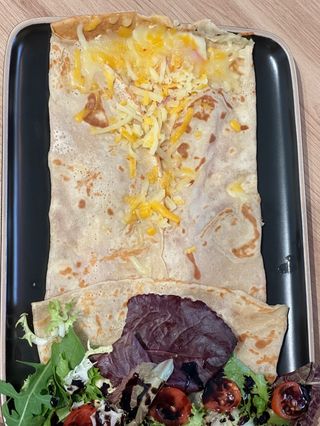 Crepe Jamon York Y Queso Edam