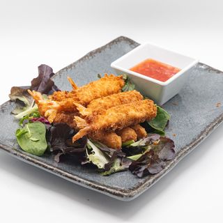 Langostinos crujientes ( 6 unidades)