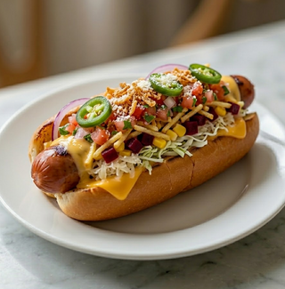 Hot Dog Vegetariano (XL)