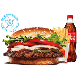 Menú Whopper® sin Gluten