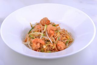 50 Spaghetti di riso con frutti di mare