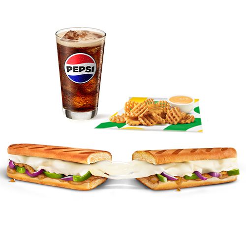Triple Queso Melt Menú (30 Cm.)