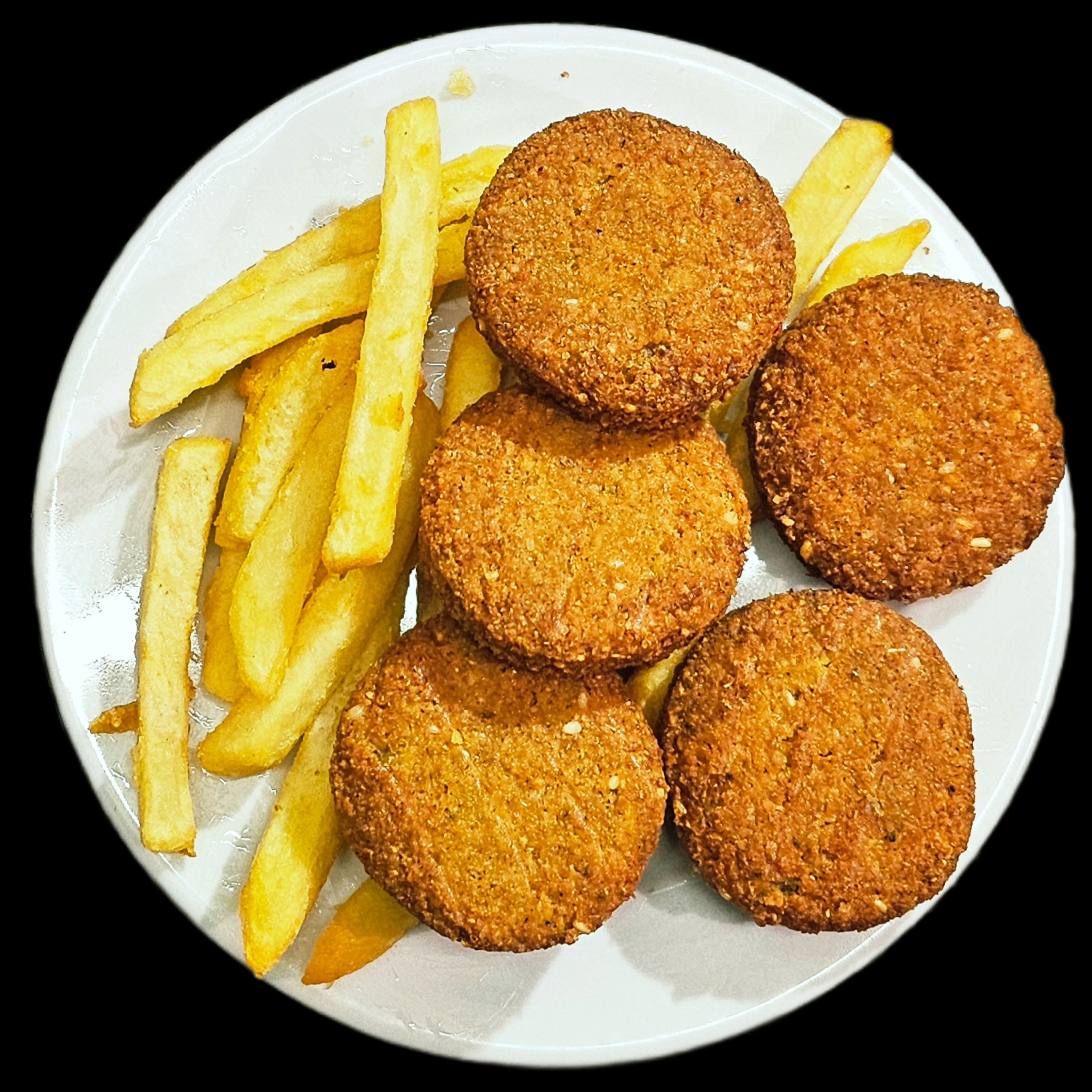 FALAFEL  5 UNIDADES+FRITAS
