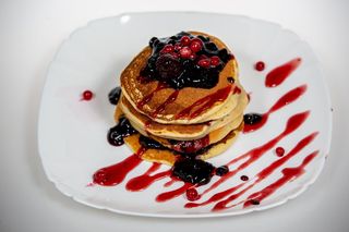 Blueberry pancakes