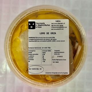 Lomo De Orza (800 G.)