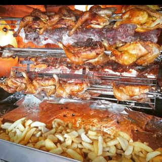 Mezzo pollo alla brace semplice