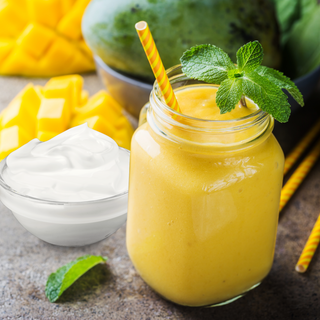 Smoothie mango y yogur griego