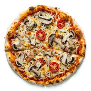 Pizza De Champiñones Mediana