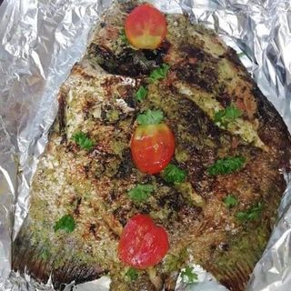 Attiéké + Poisson Saint Pierre