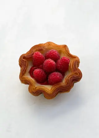 Flan Tart cu Zmeură