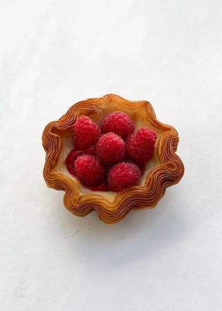 Flan Tart cu Zmeură