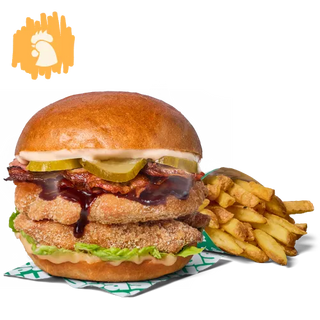 PODWÓJNY BARNEY CHICKEN ZESTAW