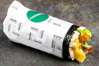 Handroll krewetka w tempurze