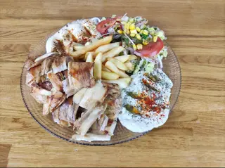 Plato De Shawarma Tradicional
