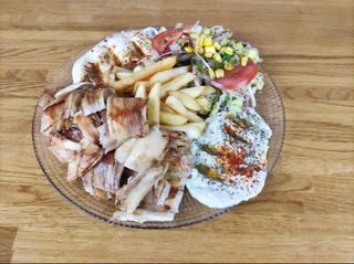 Plato De Shawarma Tradicional
