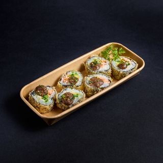Futomaki Aburi Tempura ( 6 piezas )