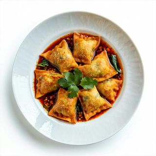 10. ravioli curry fritti  炸咖喱饺子