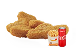 6'PCS CHICKEN NUGGETS MENU/6 ცალი ნაგეთსის მენიუ