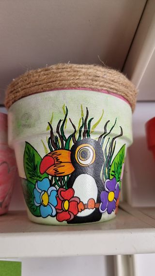 Vasi dipinti a mano terracotta 15