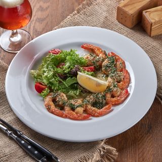 Тигрові креветки в лимонно-часниковому соусі (150г)