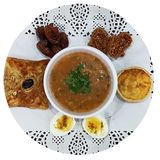 Plateau Harira (soupe Marocaine) et accompagnement