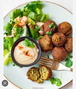 Falafel Na Talerzu 