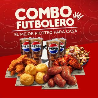 COMBO PARA 4 CON BEBIDAS