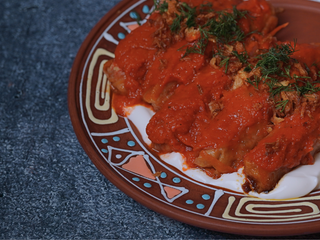 Голубці з вудженою сметаною