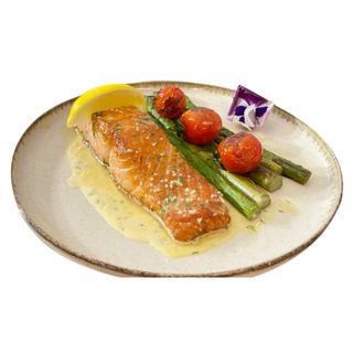 Сьомга с аспержи 350г