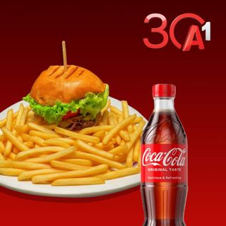 Меню Чийзбургер + Coca-Cola Original Taste (330мл)
