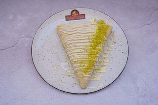 63. Cheesecake pistaccio palačinka