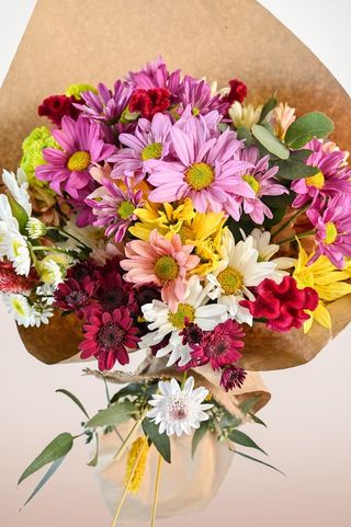 Ramo De Margaritas De Colores