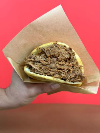 Arepa De Carne Mechada