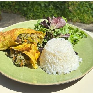 Crepe Recheados com Legumes